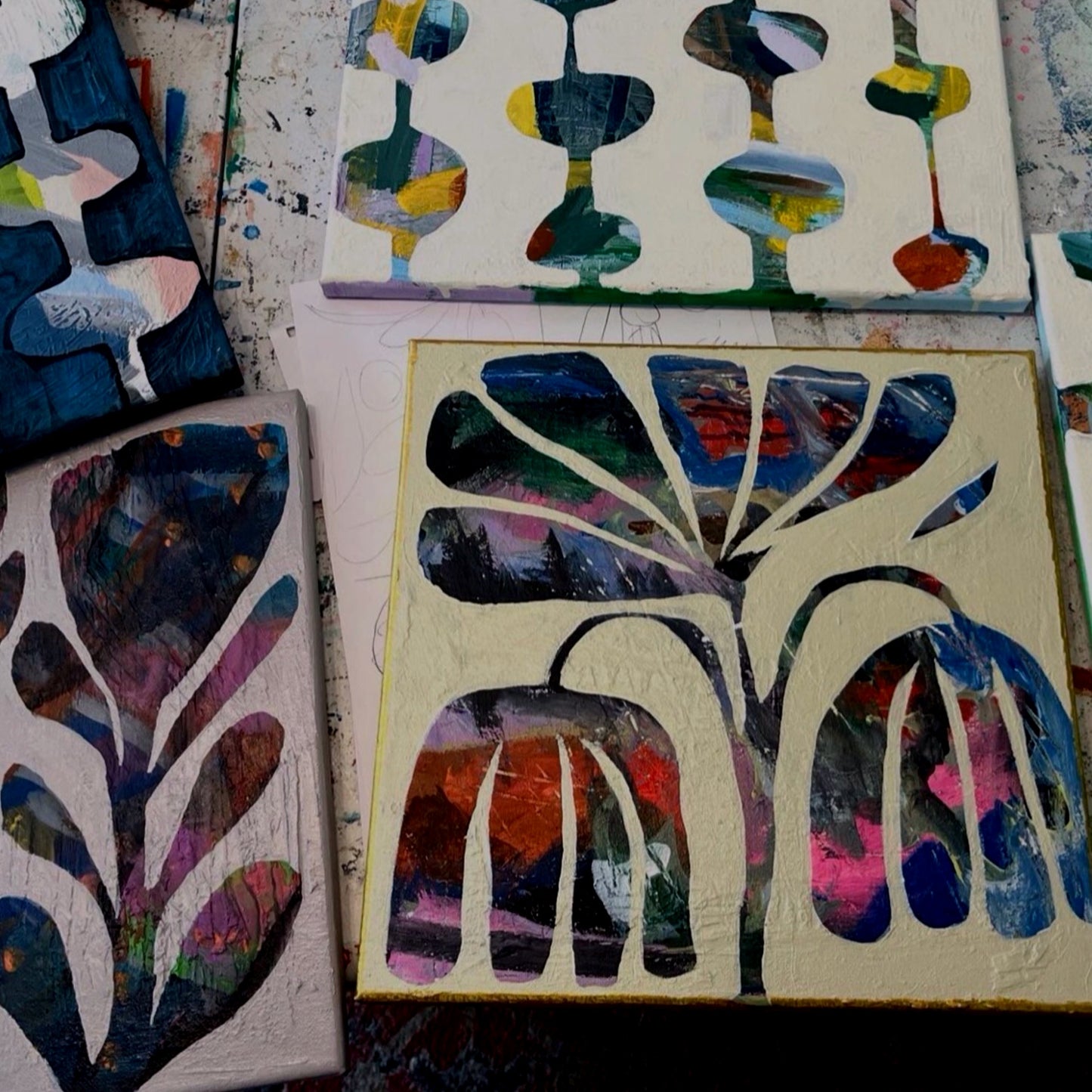 Paint and Sip ~ Abstract Botanicals